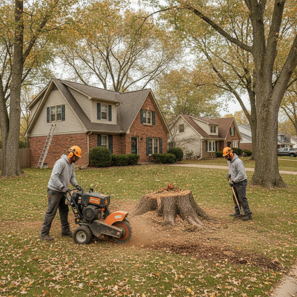 Commercial Stump Grinding - Timberline Tree Experts
